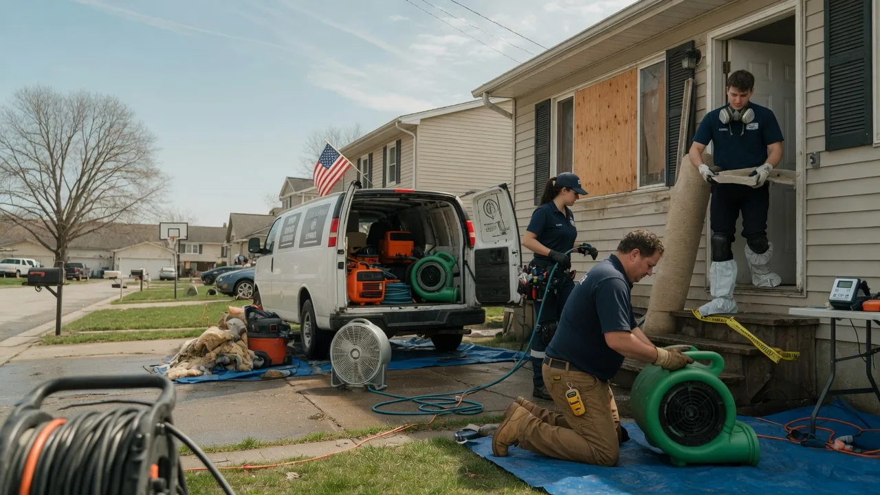Water Damage Restoration in Joy, IL near me